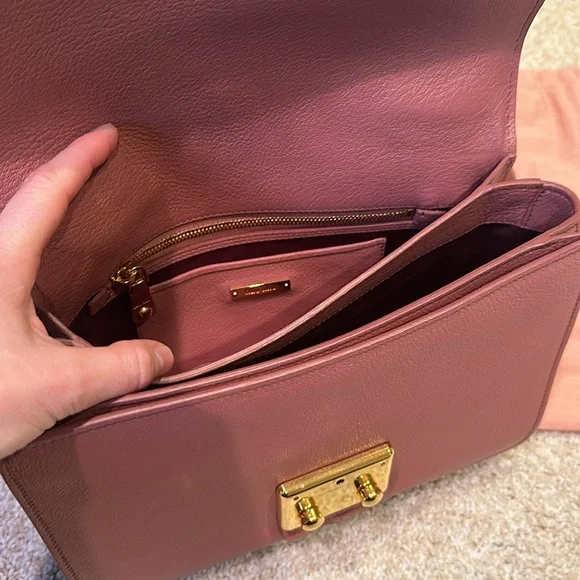 Miu Miu Madras Antico mauve pink crossbody bag - Picture 9 of 11